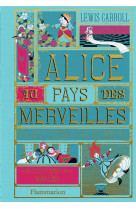 Alice au pays des merveilles suivi de l'autre cote du miroir - illustre et anime par minalima