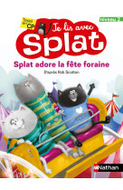 Je lis avec splat : splat adore la fête foraine - niveau 2