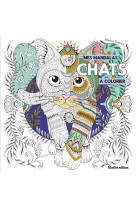 Mandalas à colorier : chats