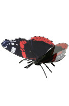 Metalearth papillon - red amiral