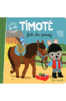 Timoté fait du poney