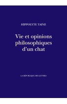 Vie et opinions philosophiques d'un chat