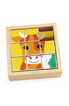 9 cubes puzzles bois - animoroll