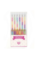 Stylos - 6 stylos gel pastel