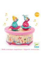 Boite a musique magnetique - flower melody