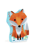 Puzzle silhouette - ginger petit renard - 24 pcs - fsc mix