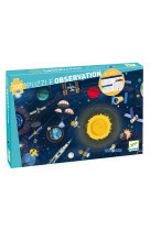 Puzzle observatiion 200 pcs - l-espace + livret