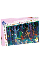 Puzzle observation 100 pcs  - foret enchantee