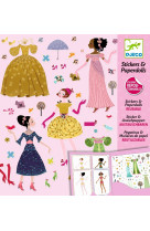 Stickers et paperdolls - robes 4 saisons