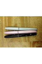 Stylo plume metal forever link pompon noir