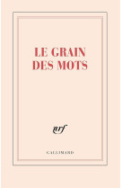 Carnet le grain des mots (papeterie)