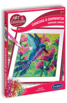 Art et creations - canevas a diamanter - colibri