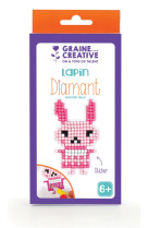 Kit diamond mosaic sticker : lapin