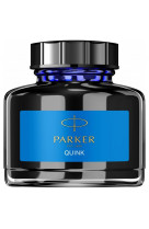 Flacon d-encre parker bleu