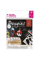 Kit diy bougies anniversaire pirate