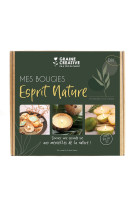 Coffret bougies diy esprit nature