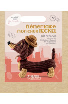 Kit amigurumi teckel 180mm