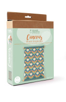 Kit canevas fleurs tropicales