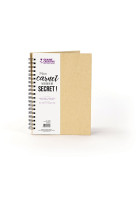 Grand carnet kraft spirales papier blanc