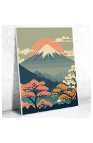 Peinture au numero mont fuji