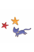 Set de 3 pin-s laques - chat