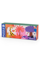 Puzzle dans la jungle arc en ciel (24 pieces) les toupi