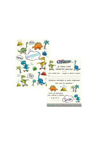 Cartes invitations dinosaure