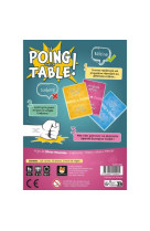 Le poing sur la table