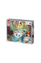 Puzzle cherche et trouve 81pcs - les empreintes