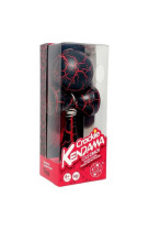 Kendama  rouge crackle acacia boule 6cm