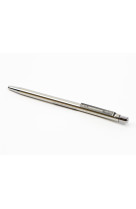 Mini stylo bille metal argente