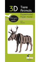 3d paper model - animal - elan