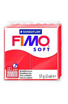 Fimo soft 57 g rouge indien