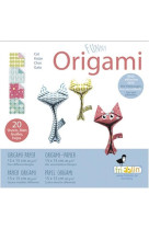 Funny origami chats