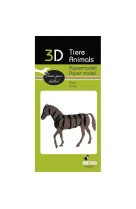 3d paper model - animal - cheval