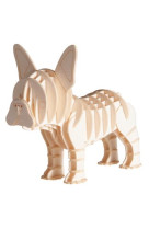 3d paper model - animal - bouledogue