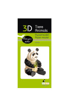 3d paper model - animal - panda