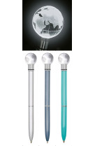 Stylo globe lumineux