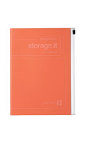 Notebook a5 storage orange