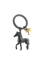 Porte-cles cheval noir et son trophee