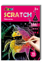 Avenir scratch - mini-livre - licornes