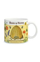 Grande tasse ceramique abeilles et miel