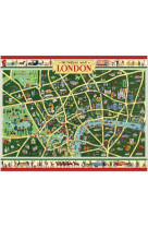 Puzzle 1000p plan de londres