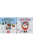 Coffret bebetes pere noel + bonhomme de neige