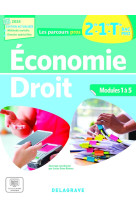 Les parcours pros économie-droit 2de, 1re, tle bac pro (2024) - pochette élève