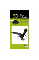 3d paper model - animal - aigle