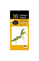 3d paper model - insecte - mante religieuse