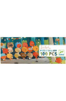 Puzzles gallery 100 pcs - forest friends