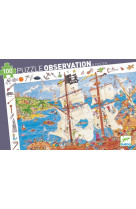 Puzzles observation 100pcs - les pirates