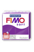 Fimo soft 57g violet pourpe